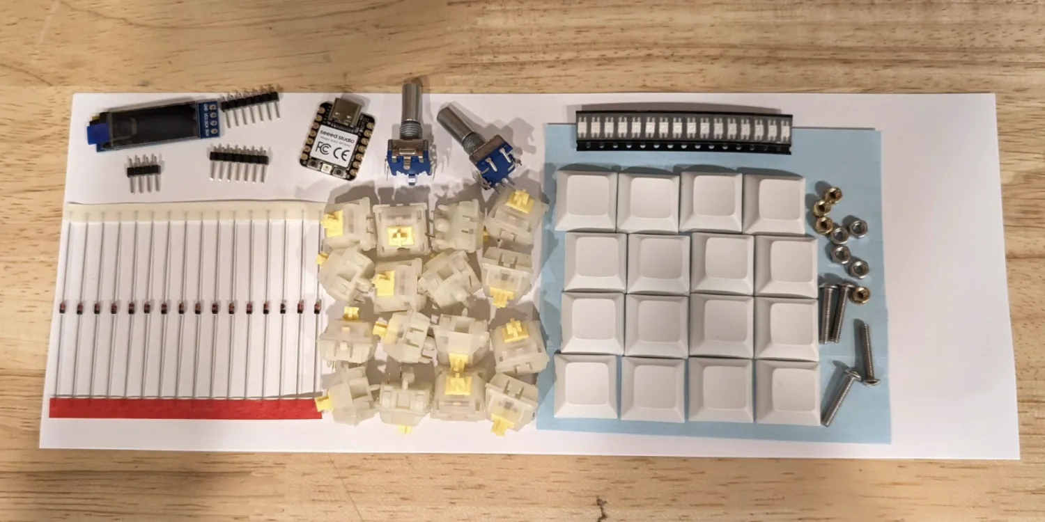 picture of all the kit components