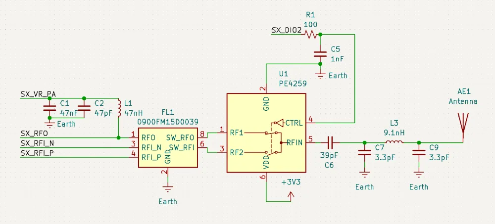 Final frontend schematic
