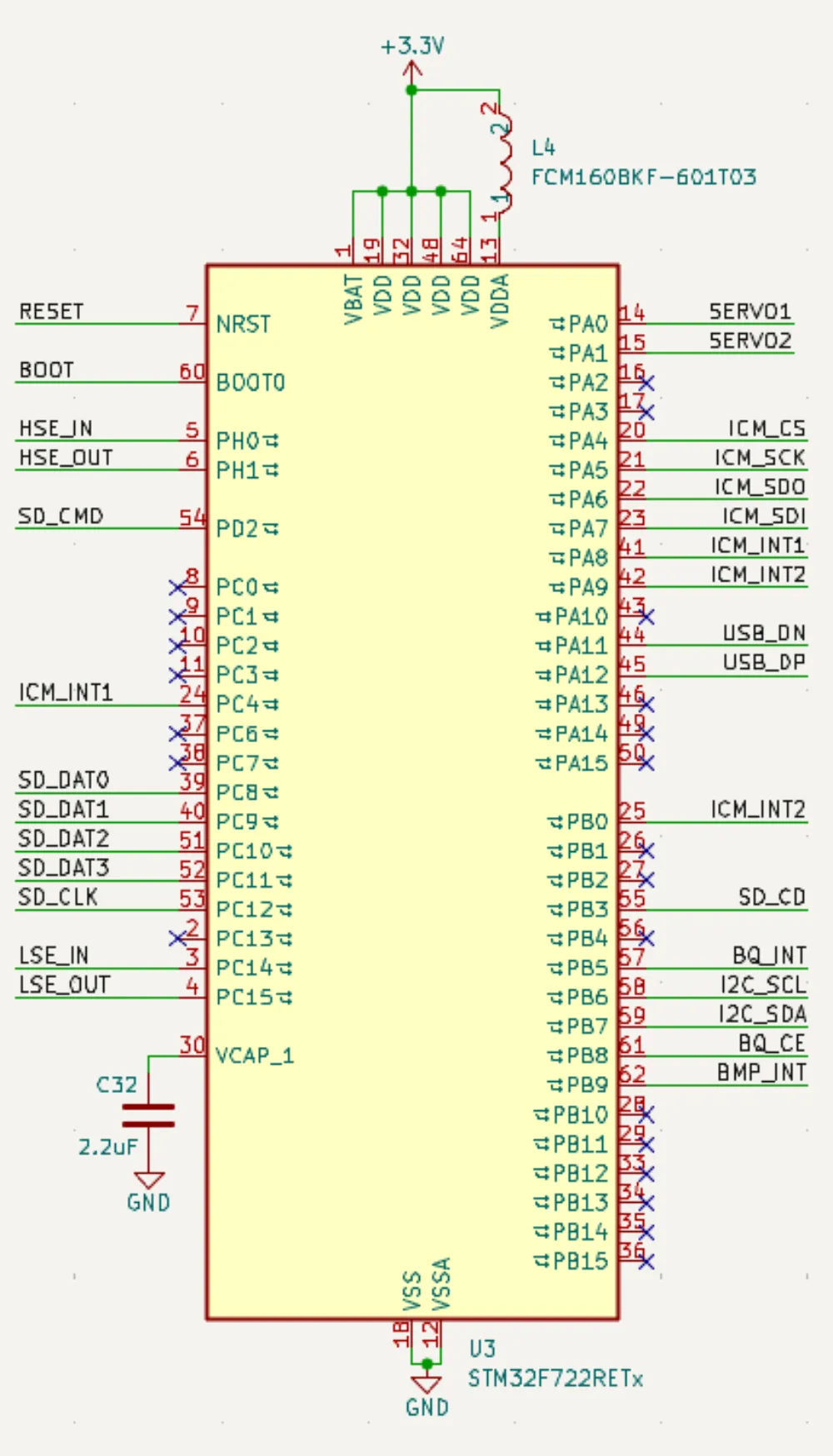 KiCad Net Labels Schematic