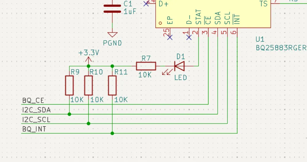 KiCad I2C Connections 2