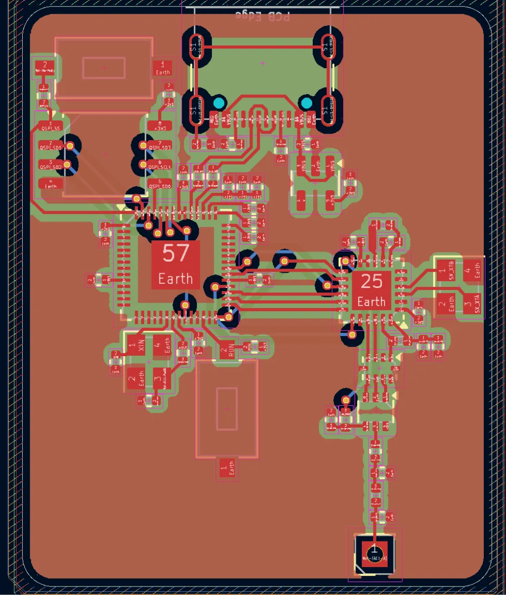 Routing before power