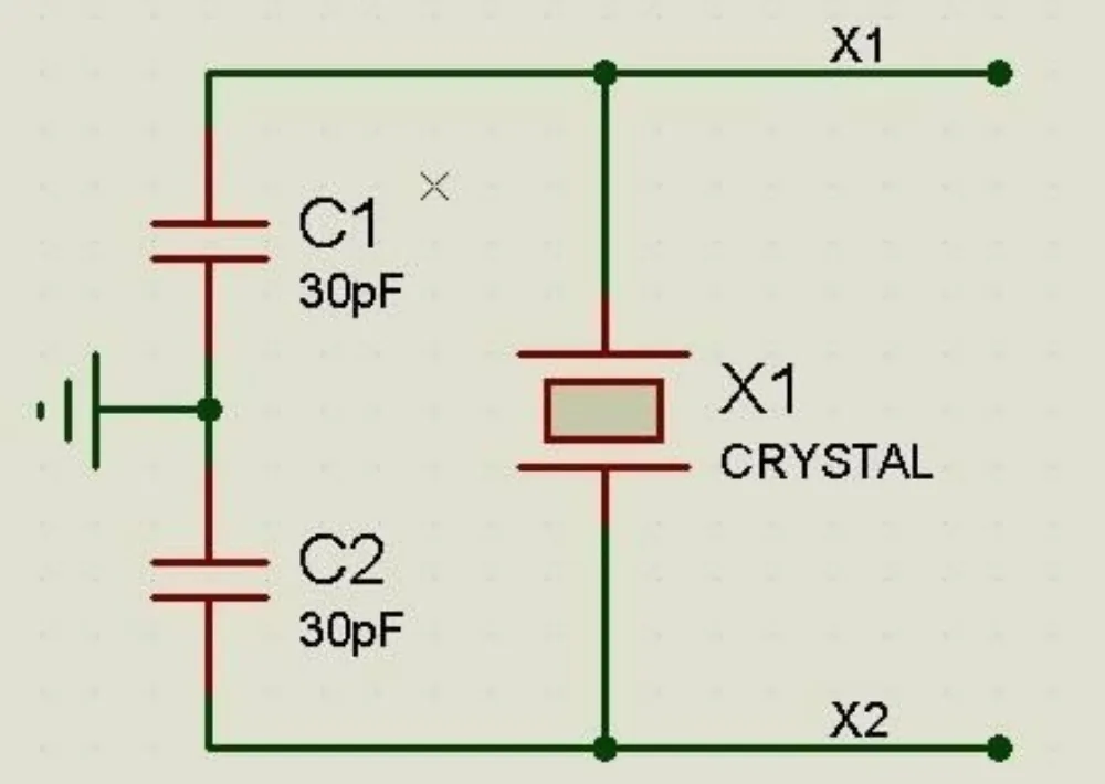 Crystal Load Capacitors Concept