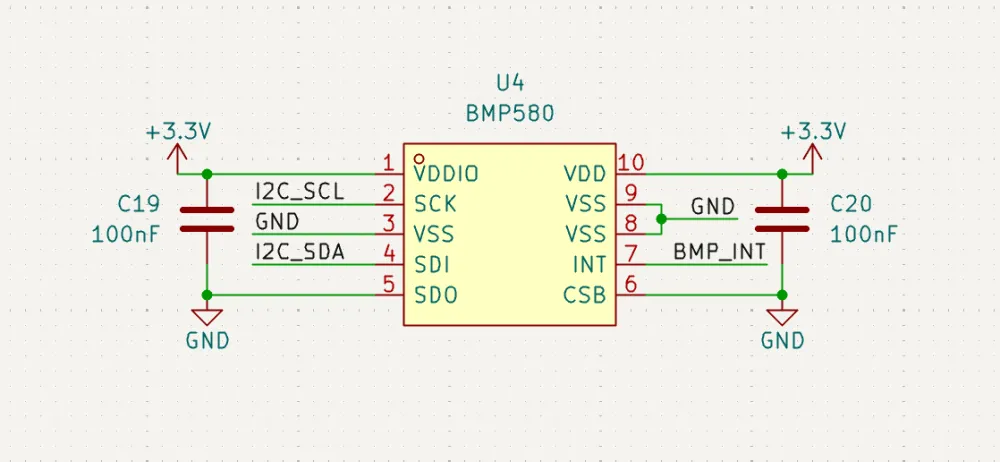 KiCad I2C Connections 1