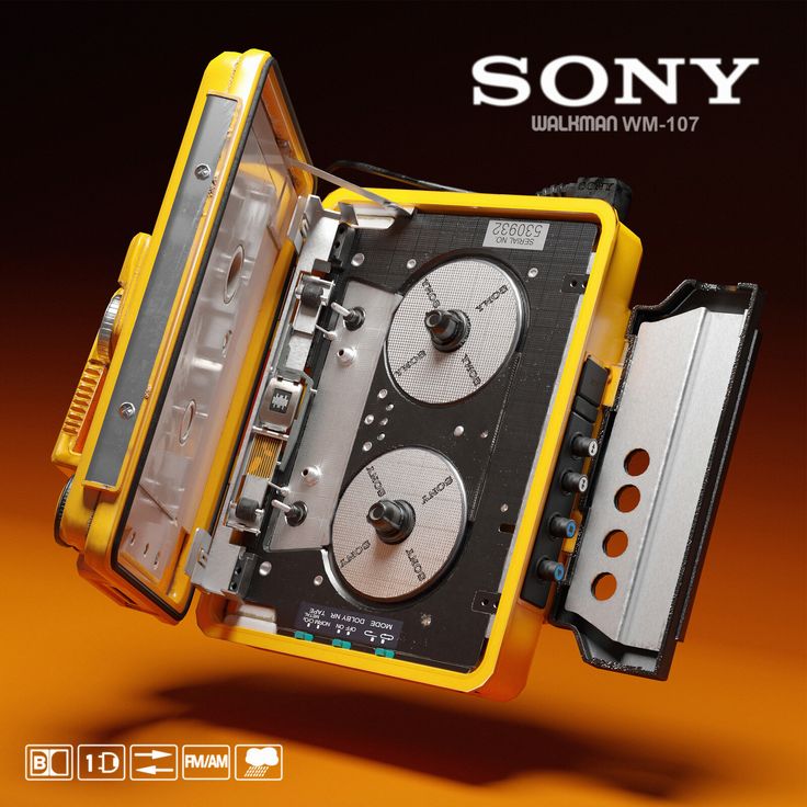 SONY WM-F107 Solar Walkman Stereo Cassette player [ Fan Art ], Binnyzz.jpg