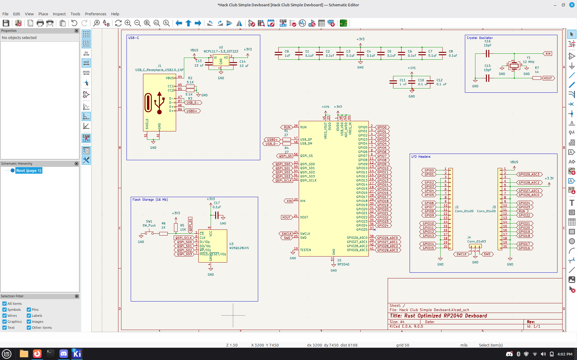 RP2040 Devboard (Guide) - Hardware Project - Blueprint